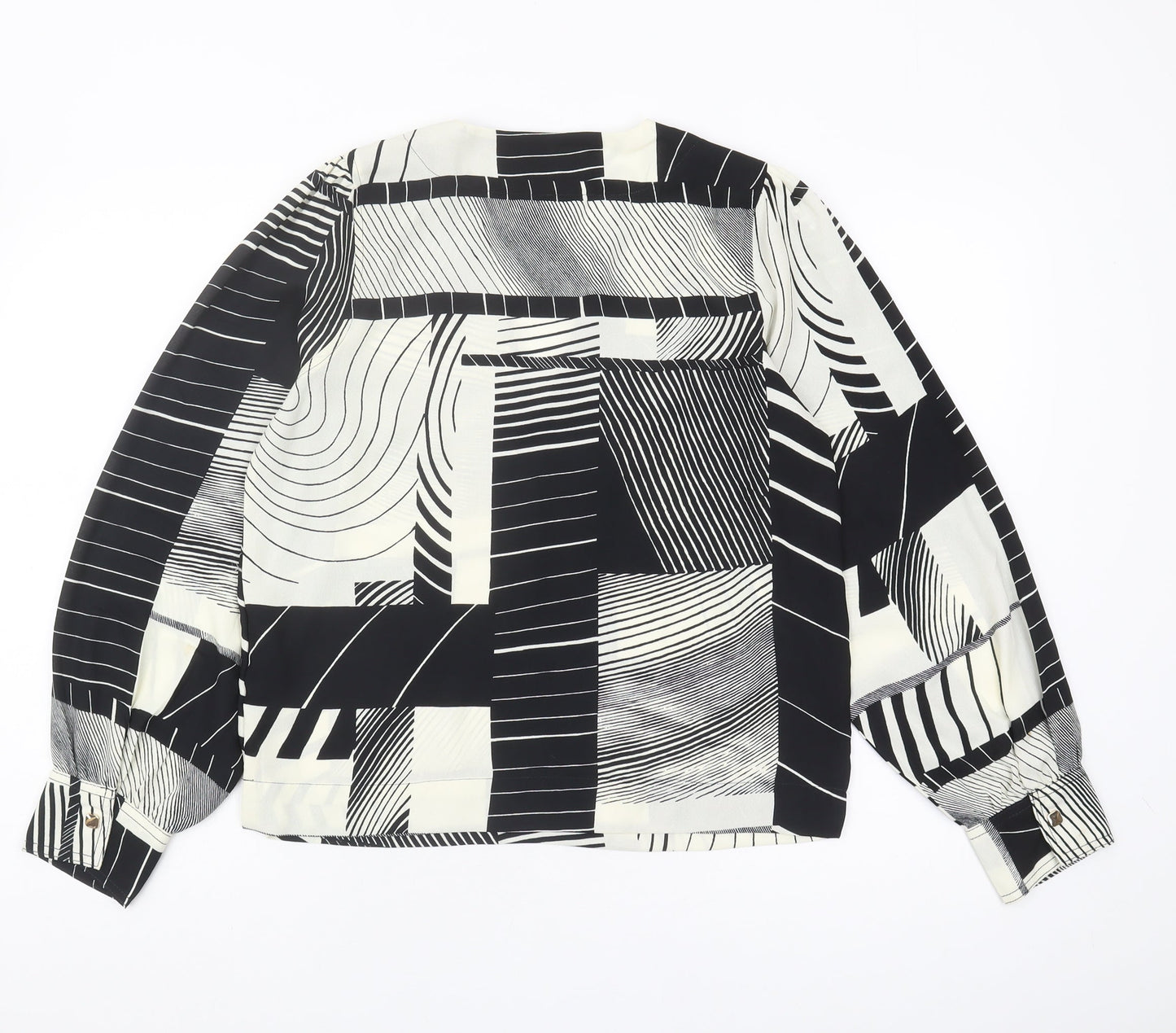 Next Women's Multicoloured Geometric Blouse UK 6