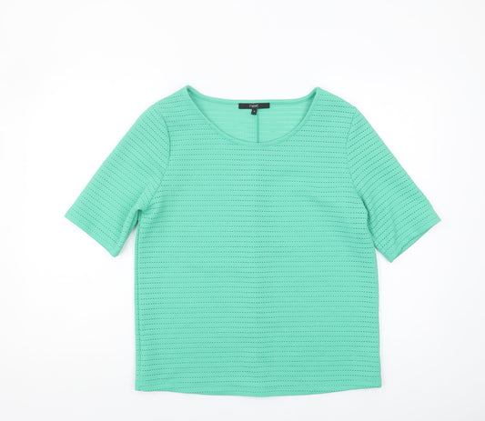 Next Women's Green Basic Top - Size 10
