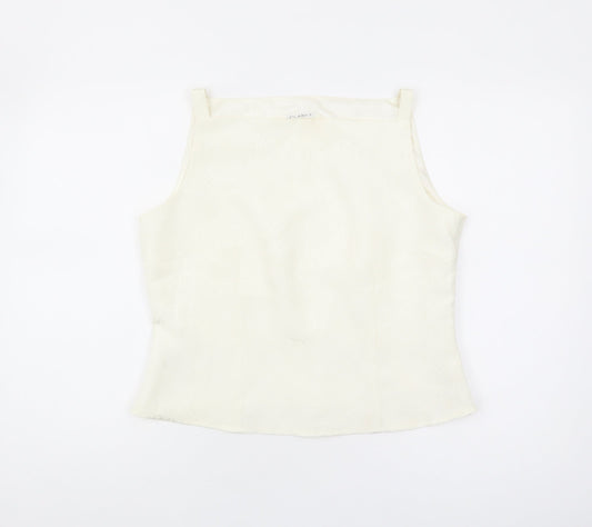 Planet Women's Ivory Sleeveless Blouse, Size 14
