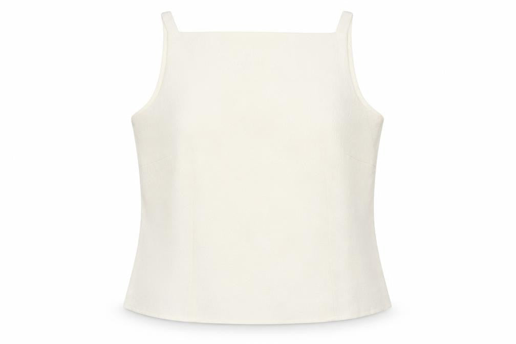 Planet Women's Ivory Sleeveless Blouse, Size 14
