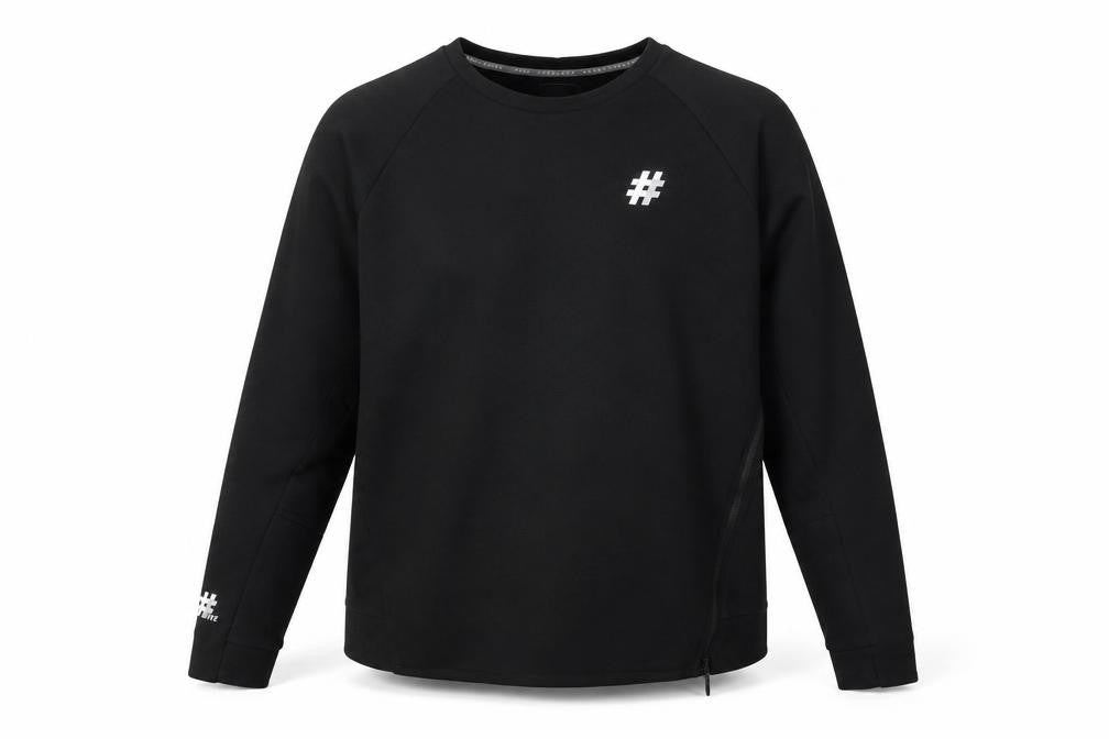 #Five Men's Black Pullover Sweatshirt L