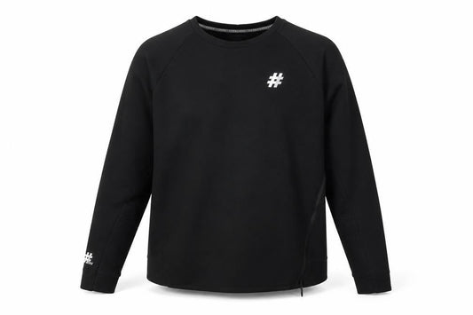#Five Men's Black Pullover Sweatshirt L