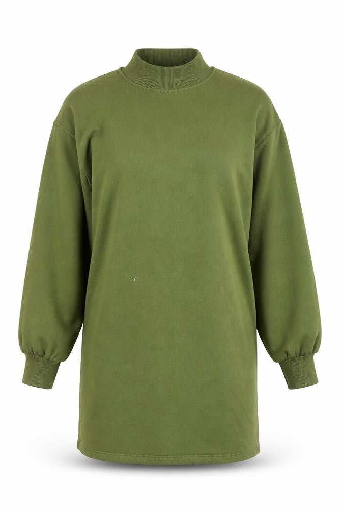 Bershka Green Women's Sweatshirt, Size S