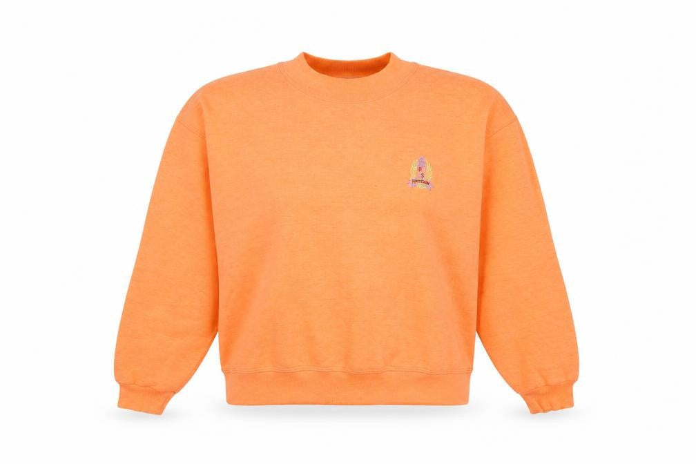 Reebok Women's Orange Pullover Sweatshirt - Size S
