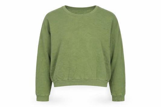 BDG Women's Green Sweatshirt, M, Crew Neck