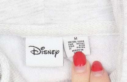 Preloved Disney Women's Grey Mickey Mouse Pullover Hoodie, M - Detail