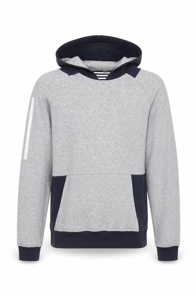 Adidas Men's Grey Pullover Hoodie, Size S