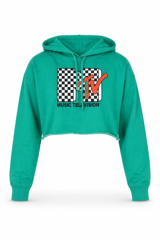 MTV Unisex Green Hoodie M