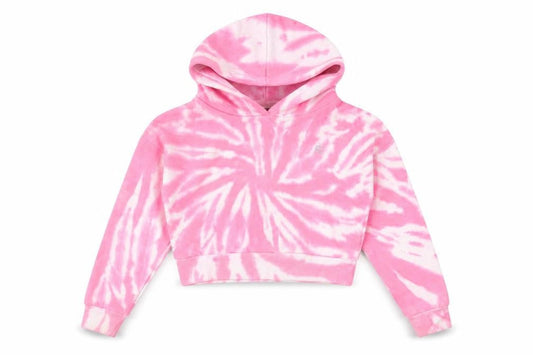 Dindydoll Girls Pink Tie-Dye Pullover Hoodie 8-9 Years