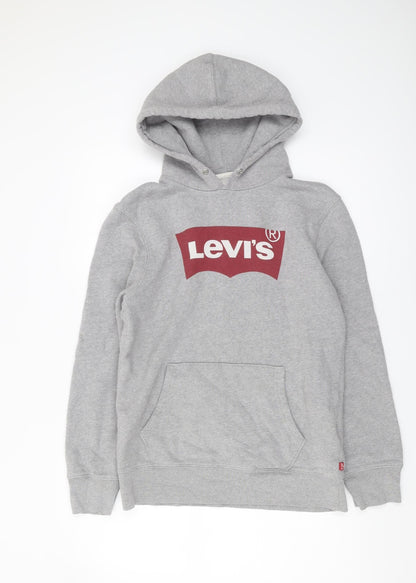Levi's Men's Grey Pullover Hoodie, Size S