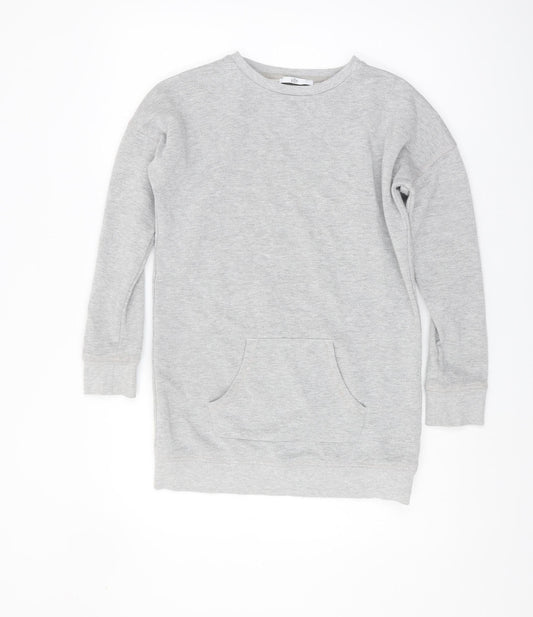 Marks and Spencer Girls Grey Pullover Sweatshirt 12-13 Years