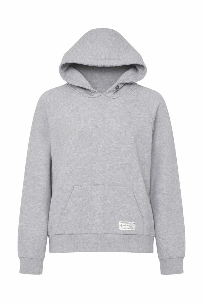 Jack Wills Women's Grey Pullover Hoodie Size 14