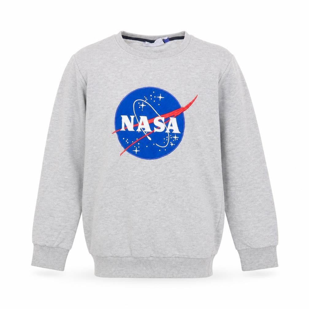 Fabric Flavours Boys Grey NASA Pullover Sweatshirt 11-12 Years