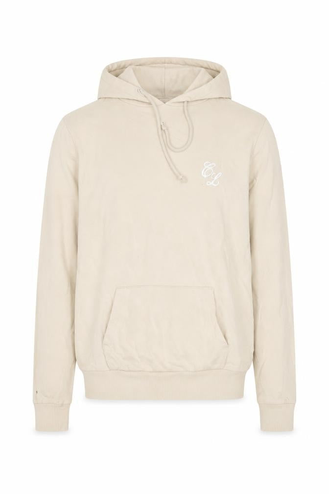 Closure London Beige Men's Small Pullover Hoodie
