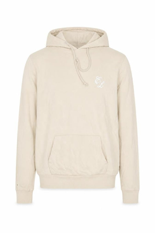 Closure London Beige Men's Small Pullover Hoodie
