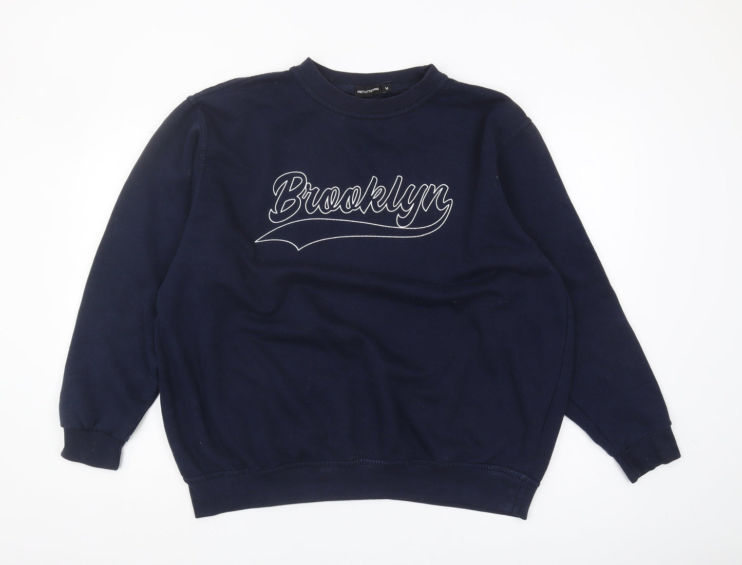 PrettyLittleThing Men's Blue Sweatshirt M