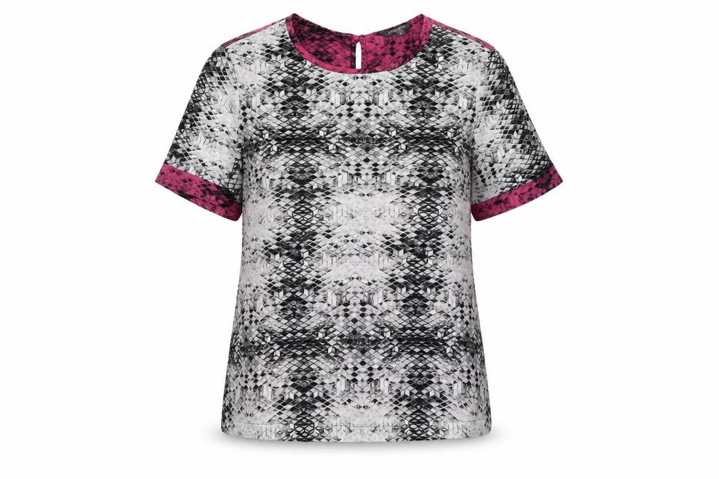 Limited Collection Women's Multicoloured Short Sleeve Top