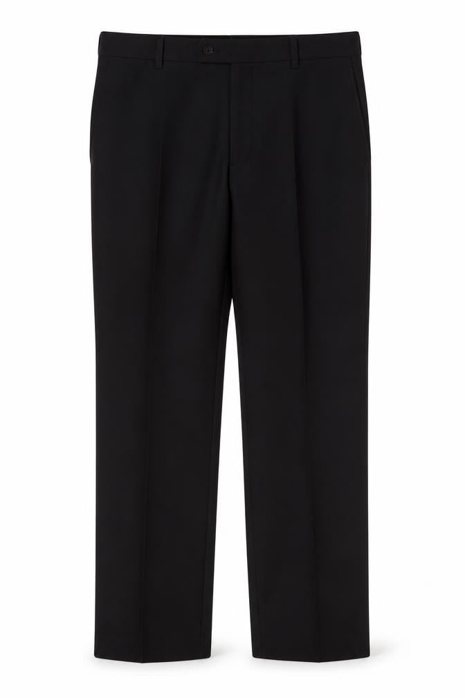 Marks & Spencer Men's Black Regular Trousers L