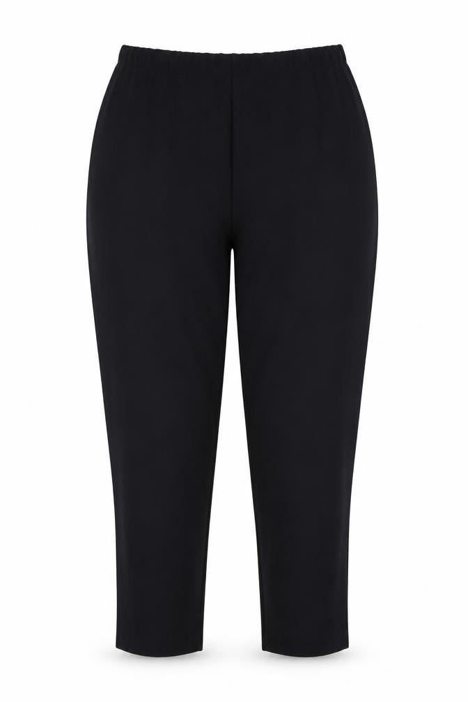 ISLE ESSENTIALS Women's Black Trousers Size 18