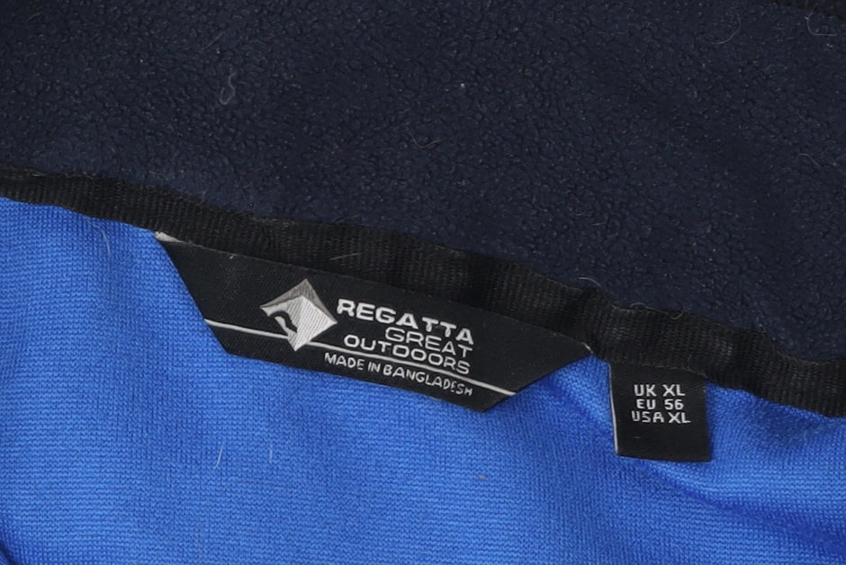 Regatta Men's Blue Fleece Half Zip Hoodie XL