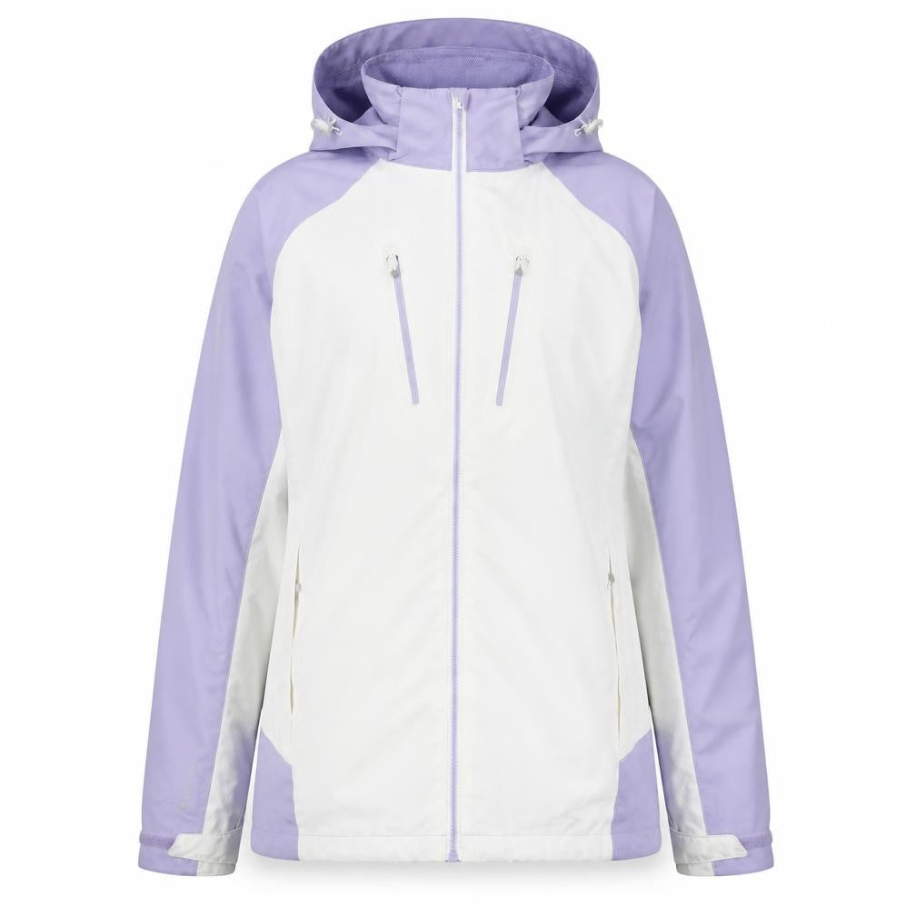 Regatta Women's White Hooded Jacket, Size 12, Casual Style