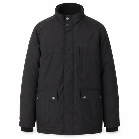 Jeff Banks Men's Black Military Jacket M