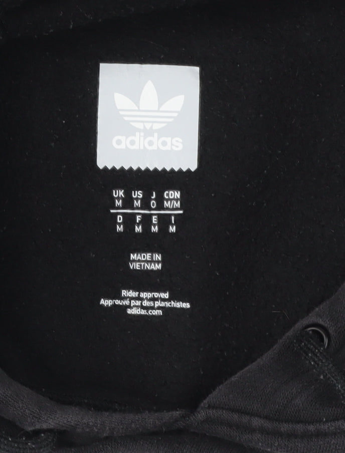 Adidas Men's Black Pullover Hoodie - M