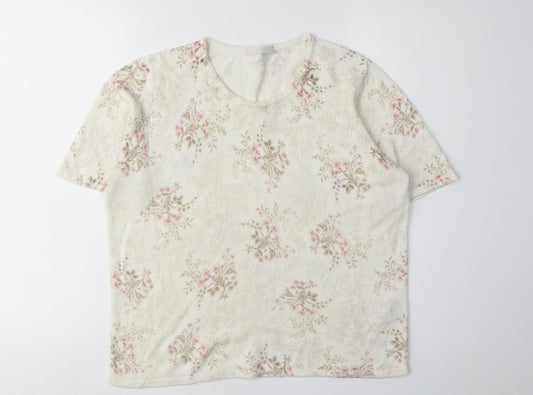 Marks and Spencer Women's Floral Jumper Size 16