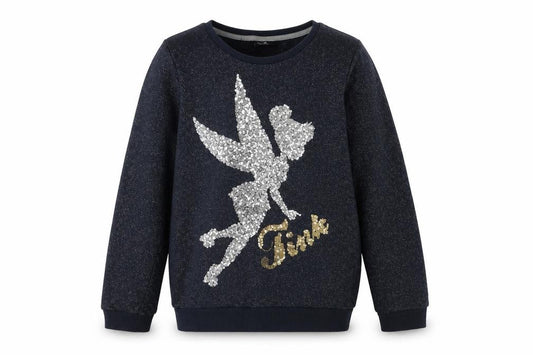 George Girls Black Sequin Fairy Sweatshirt 9-10 Years