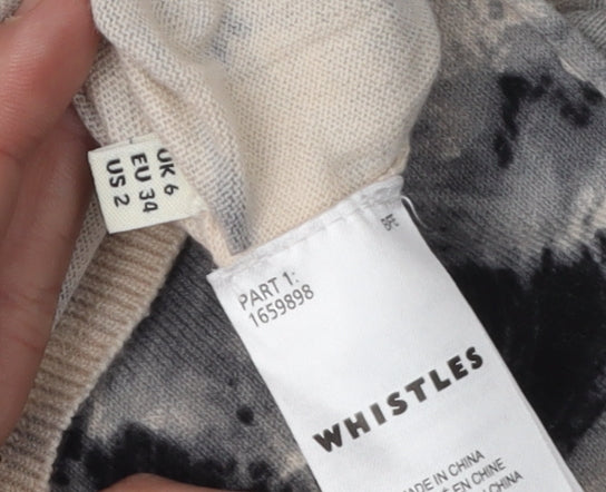 Whistles Women's Multicoloured Pullover Jumper, Size 6