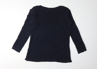 M&Co Women's Blue Jumper Size 10