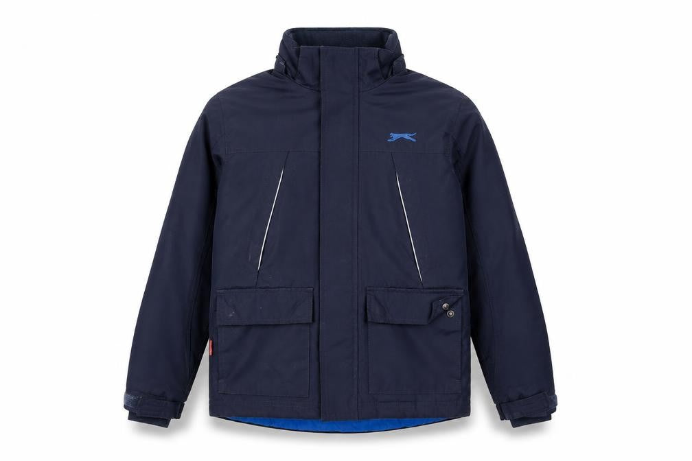 Slazenger Boys Blue Jacket 7-8 Years Reflective Winter Coat