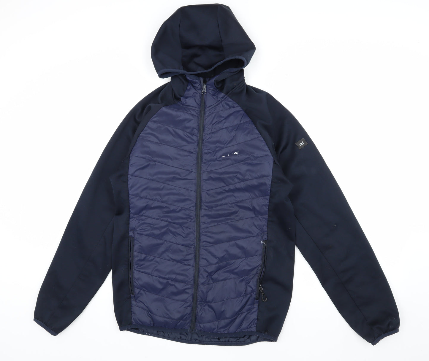Regatta Men's Blue Puffer Jacket S Hooded