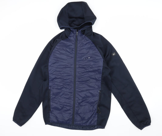 Regatta Men's Blue Puffer Jacket S Hooded