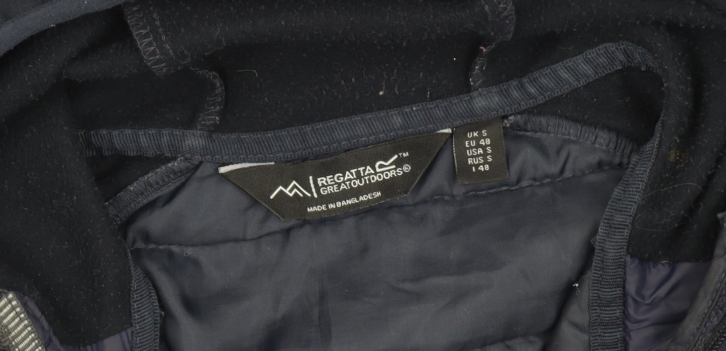 Regatta Men's Blue Puffer Jacket S Hooded