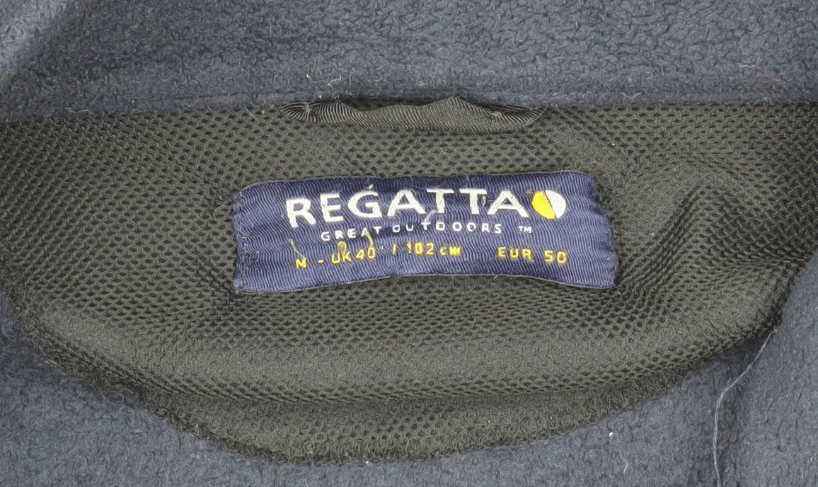 Regatta Men's Blue Fleece Jacket, Size M, Outdoor Casual
