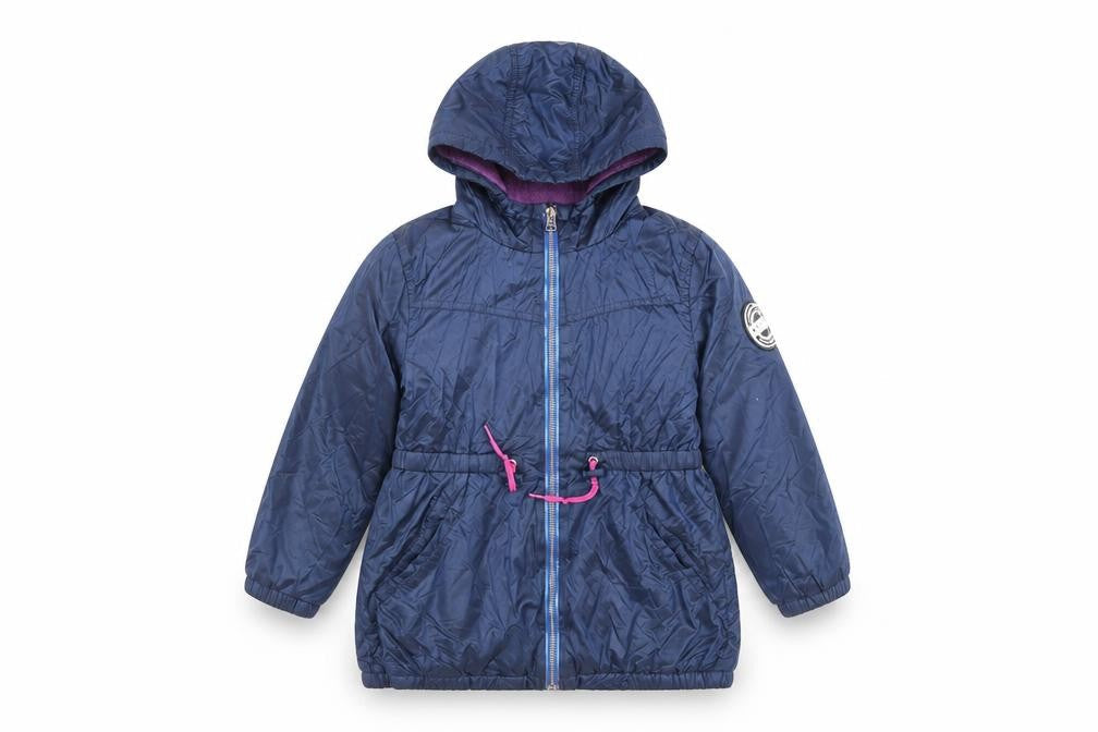 Next Girls Blue Parka Coat, 5 Years, Hooded and Zipped