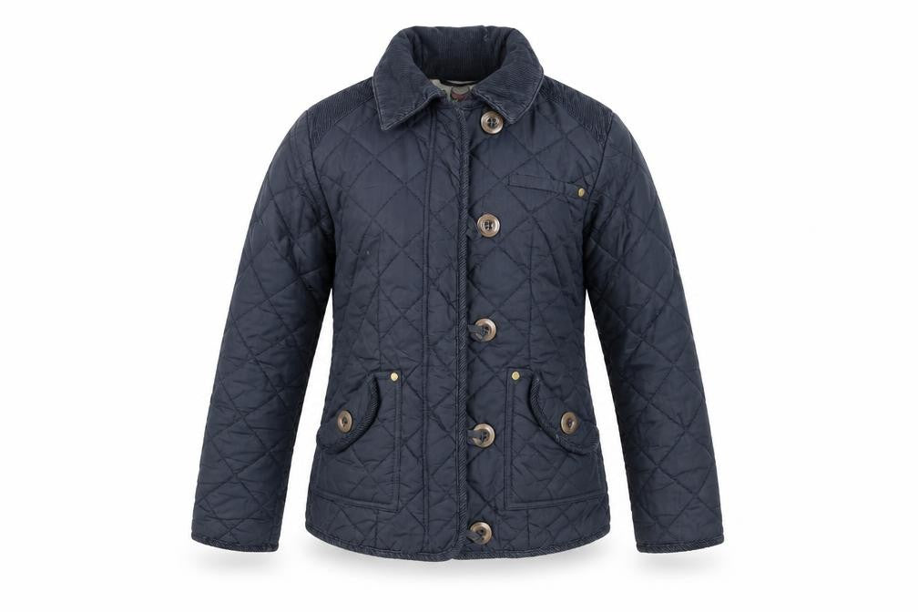 Next Girls Blue Quilted Jacket, 11 Years - Stylish Autumn Wear