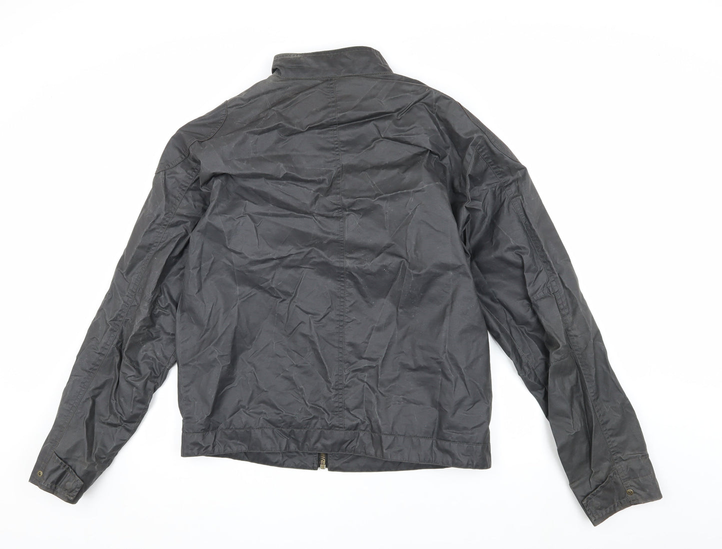 Next Men's Black Motorcycle Jacket M – Casual & Stylish