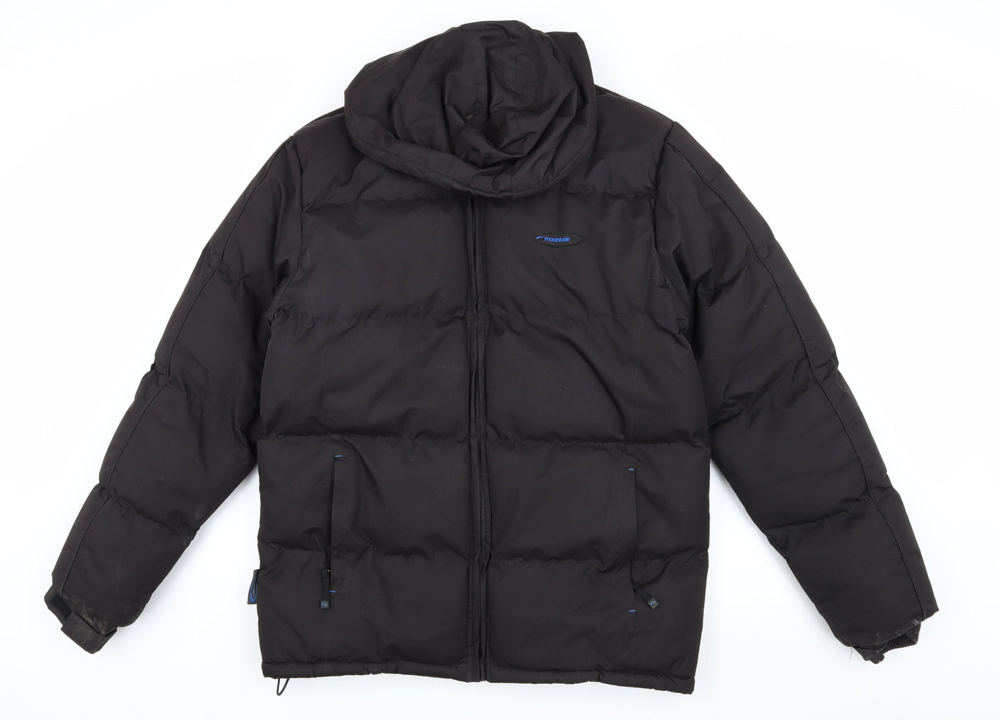 Mountainlife Men's Black Puffer Jacket S Hooded