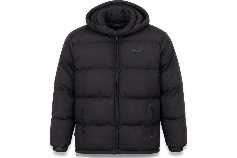 Mountainlife Men's Black Puffer Jacket S Hooded
