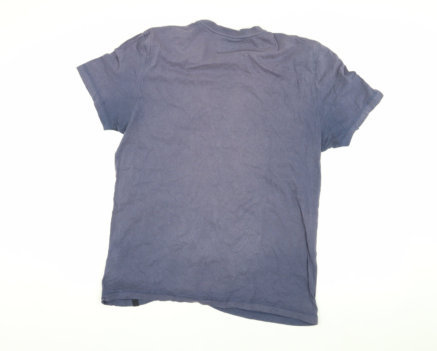 Criminal Men's Blue Graphic Adventure T-Shirt L