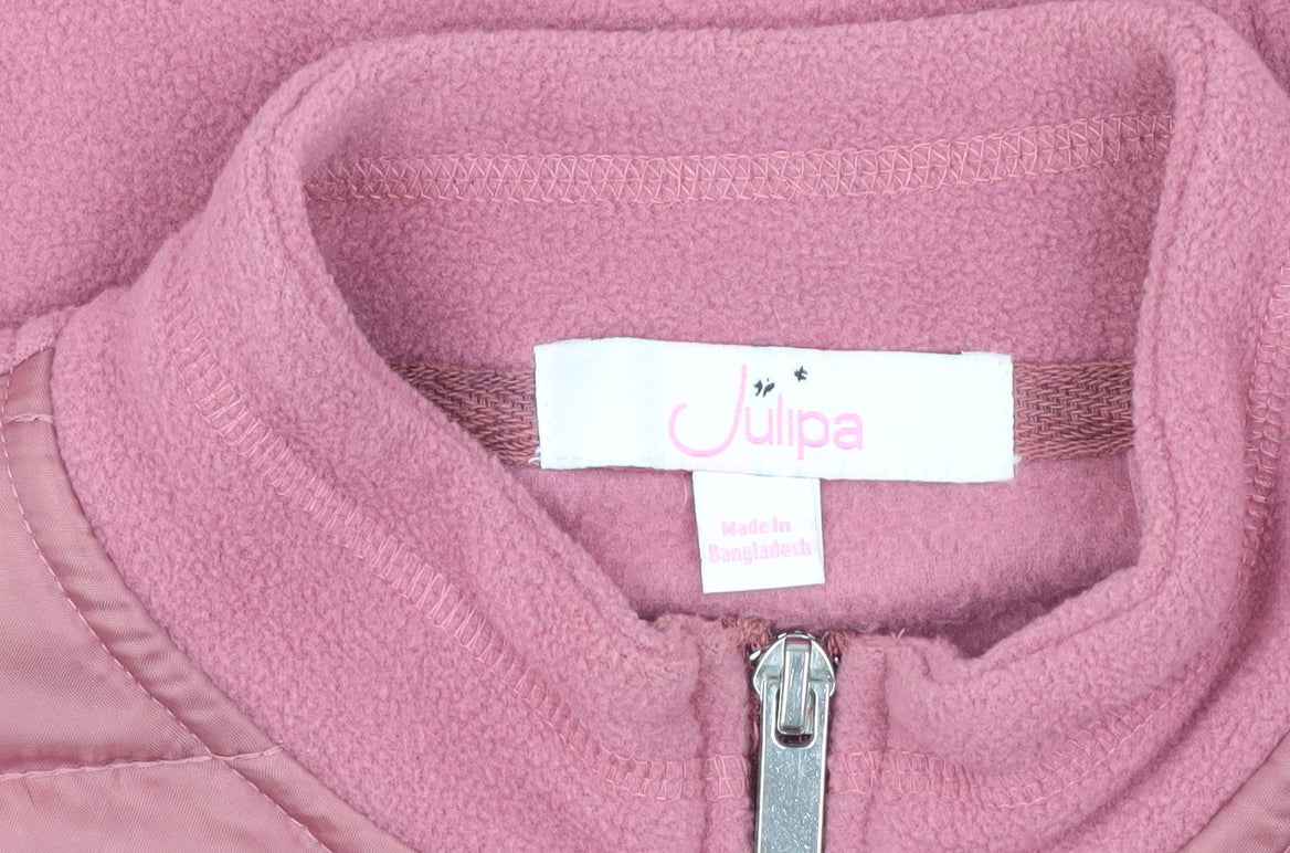 Julipa Women's Pink Puffer Jacket Size 14