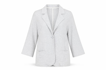 New Look Women's Grey Blazer, UK 10, Regular Fit