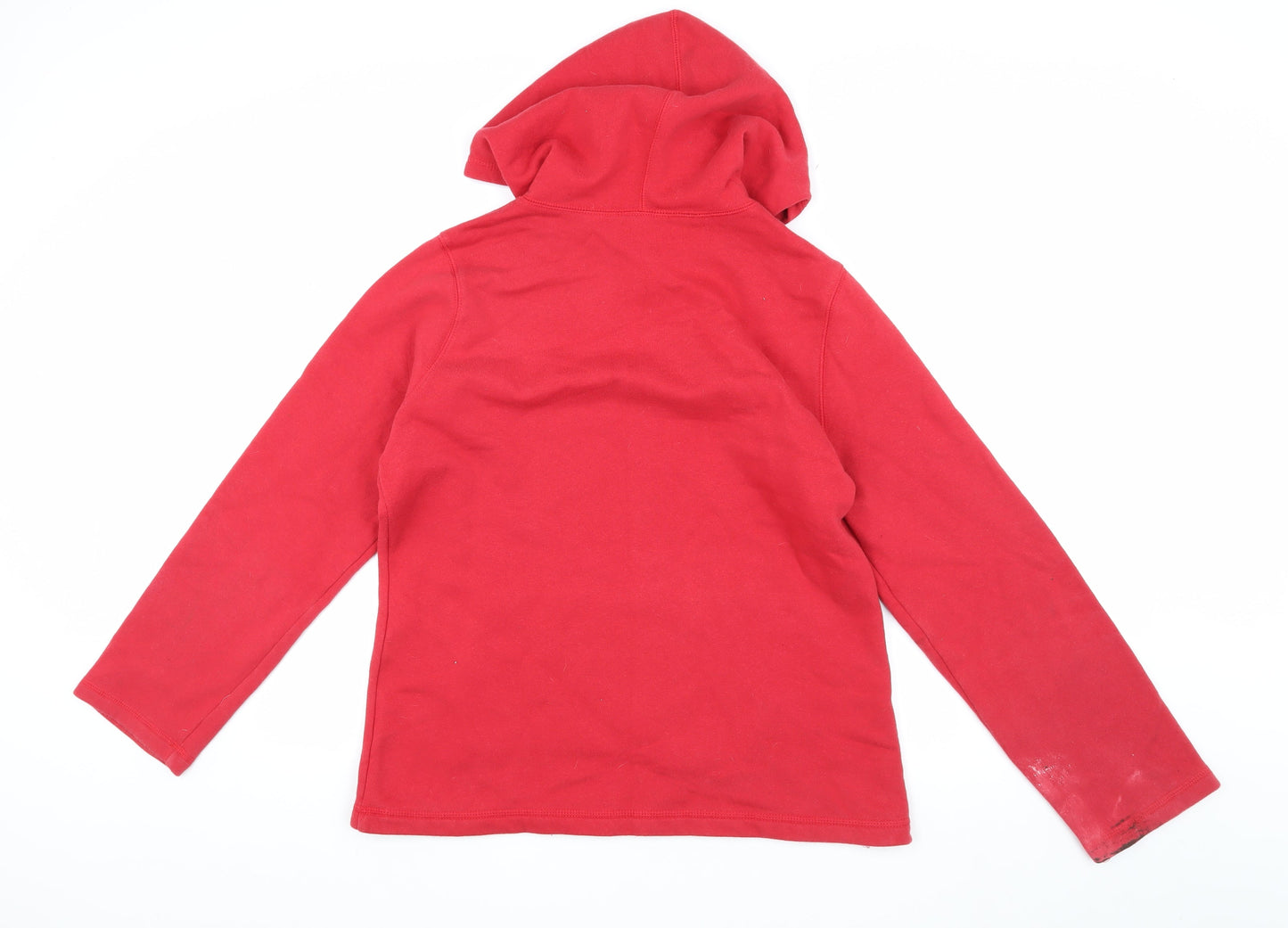 Gap Men's Red Hooded Pullover Hoodie L Sports