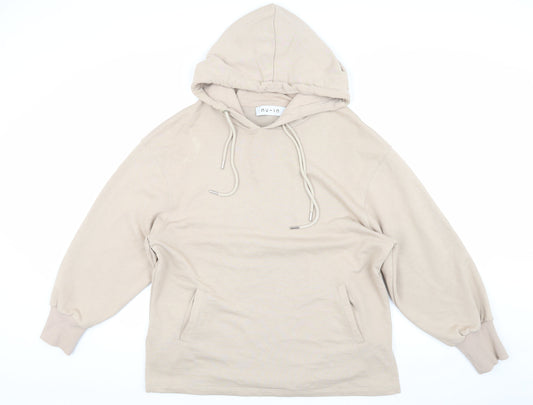 Nu-In Women's Beige Pullover Hoodie Size S