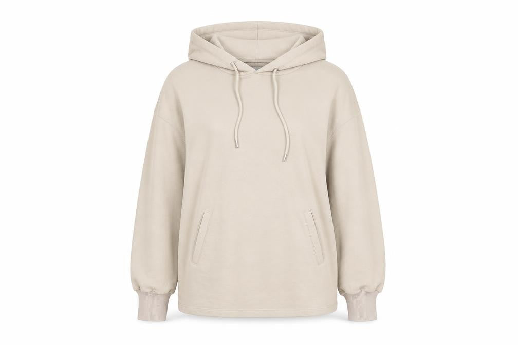 Nu-In Women's Beige Pullover Hoodie Size S