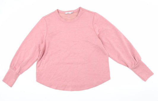 CC Heart Women's Pink Pullover Sweatshirt, Size L