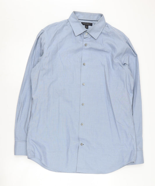 Banana Republic Men's Blue Slim Fit Shirt 16-16.5