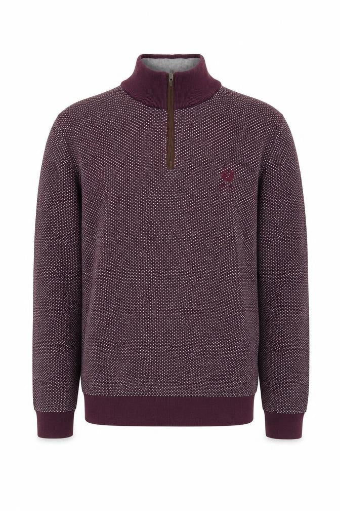 Jeff Banks Men's Purple Knit Sweatshirt M